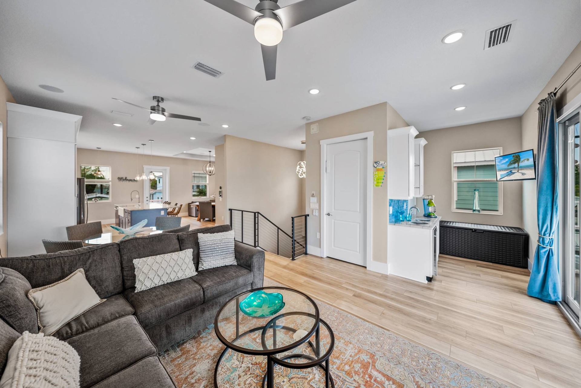 Great room looking toward the kitchen